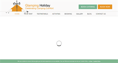 Desktop Screenshot of glampingholiday.co.uk