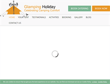 Tablet Screenshot of glampingholiday.co.uk